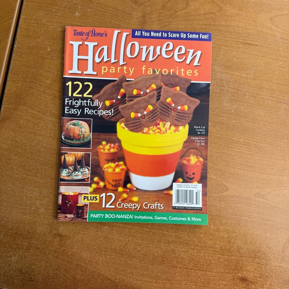 Taste Of Home Halloween Party Favorites in Red and‎ Orange